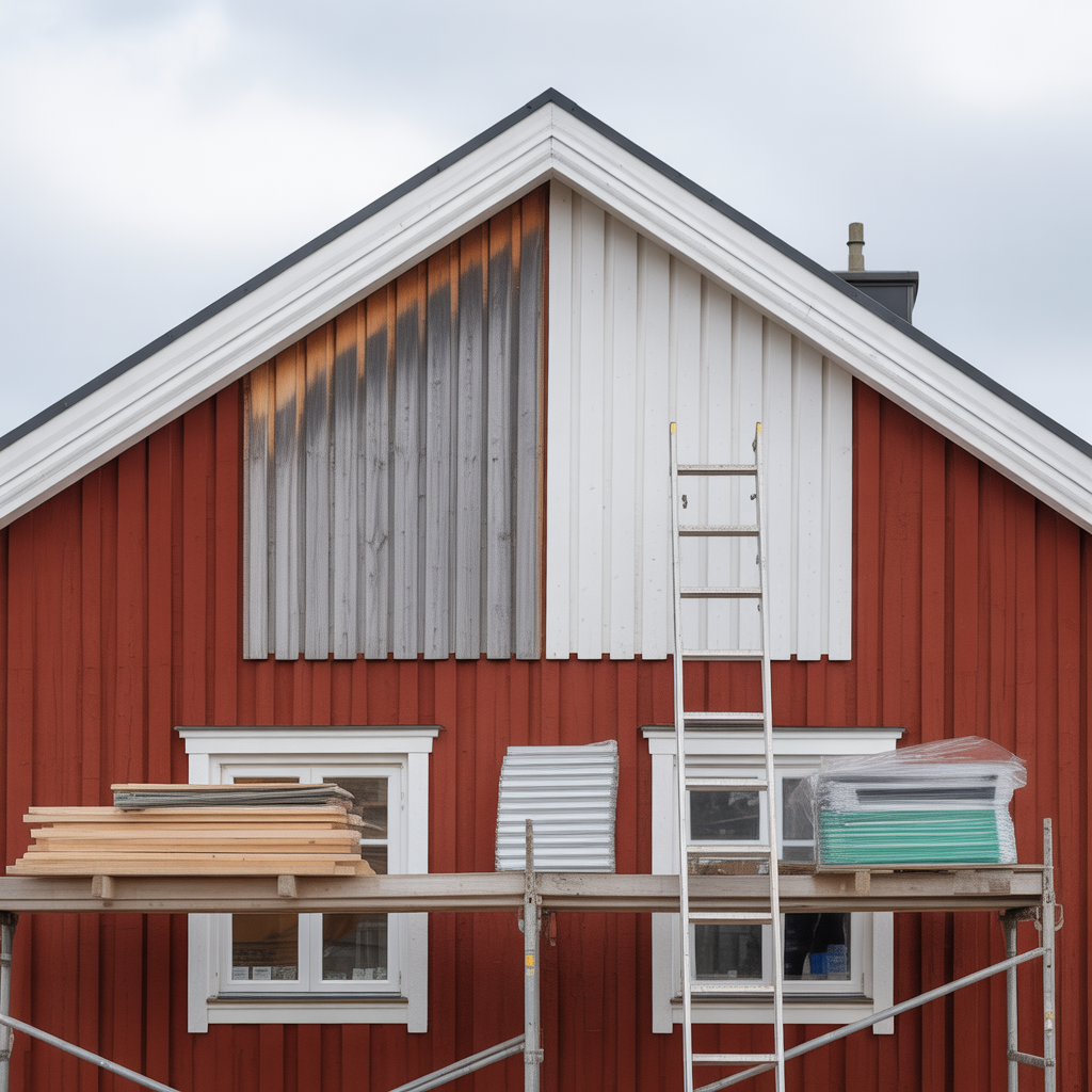 byte av vindskivor kostnad materialval och rot avdrag