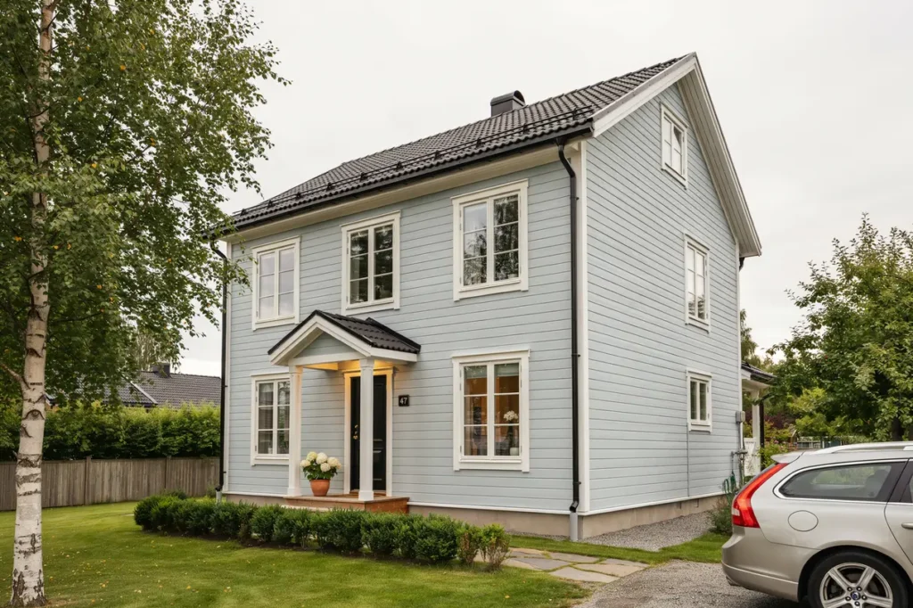 montering av nya h ngr nnor och stupr r p villa i pixbo